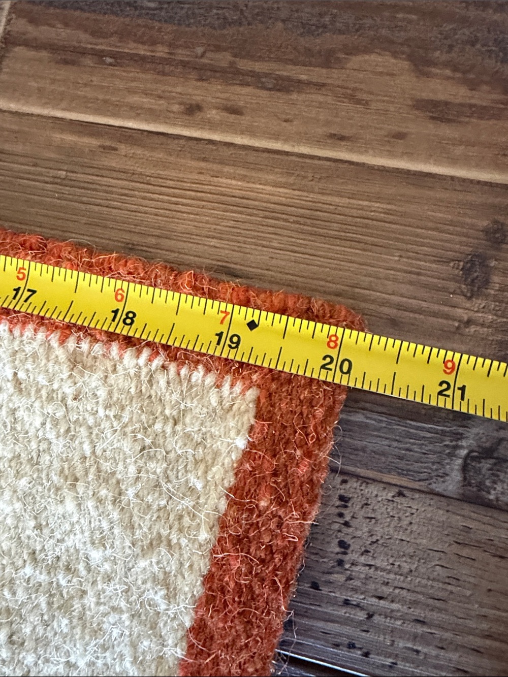 Vintage Eva Nemeth Art Tapestry | Mid-Century 1970s Handwoven Wool Wall Hanging - Picture 7 of 8